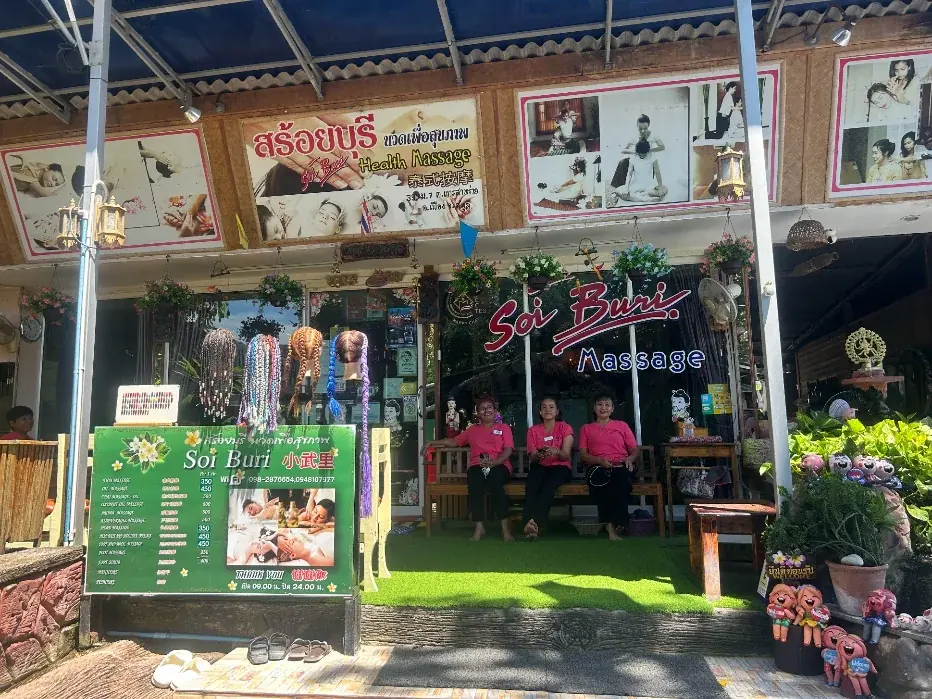 Walking Street massage shops — handy for a quick reset between activities