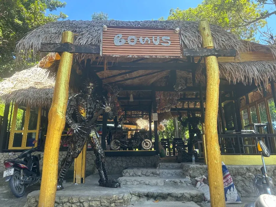 Bonus Muay Thai gym entrance — Kru Mai's home base on Koh Lipe